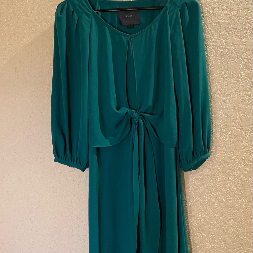 Maeve Teal Long Sleeve Dress